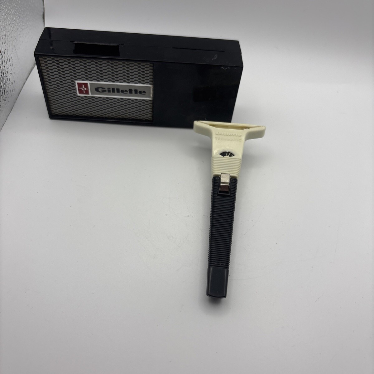 Vintage L-3 1966 Gillette Apollo Adjustable Techmatic Safety Razor  display picture 1