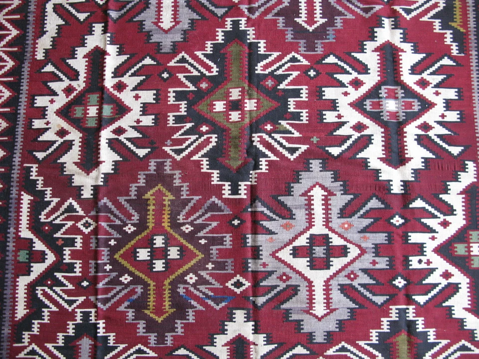 Кавказский ковер килим Кавказские горы Куба Ширван ручной работы шерсть пашалы - Изображение 3 из 3