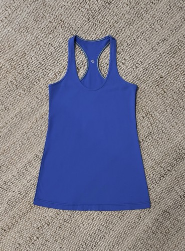 Lululemon Women's Cool Racerback Tank Top Blue Size 10 - Picture 6 of 7