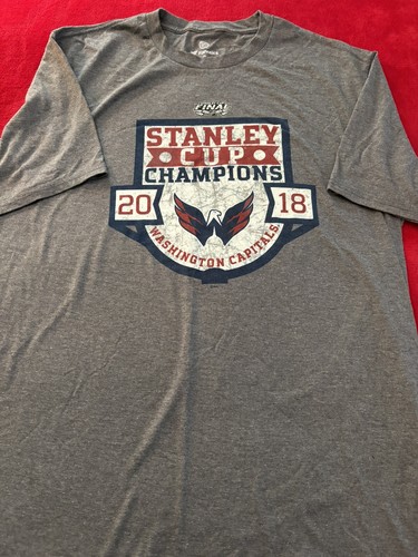 Washington Capitals 2018 Stanley Cup Championship XL Hockey T-Shirt by Fanatics