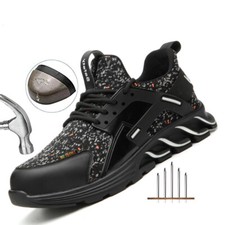 Scarpe antinfortunistiche uomo punta acciaio antischiacciamento lavoro foratura indistruttibili sneakers