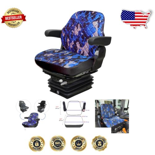 Impertex Blue Camouflage Heavy-Duty Seat Cover - Universal Fit for Front Seats