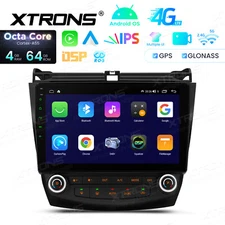 10.1" Android 14 4G LTE Car Stereo Radio GPS DSP 4+64GB For Honda Accord 7 VII