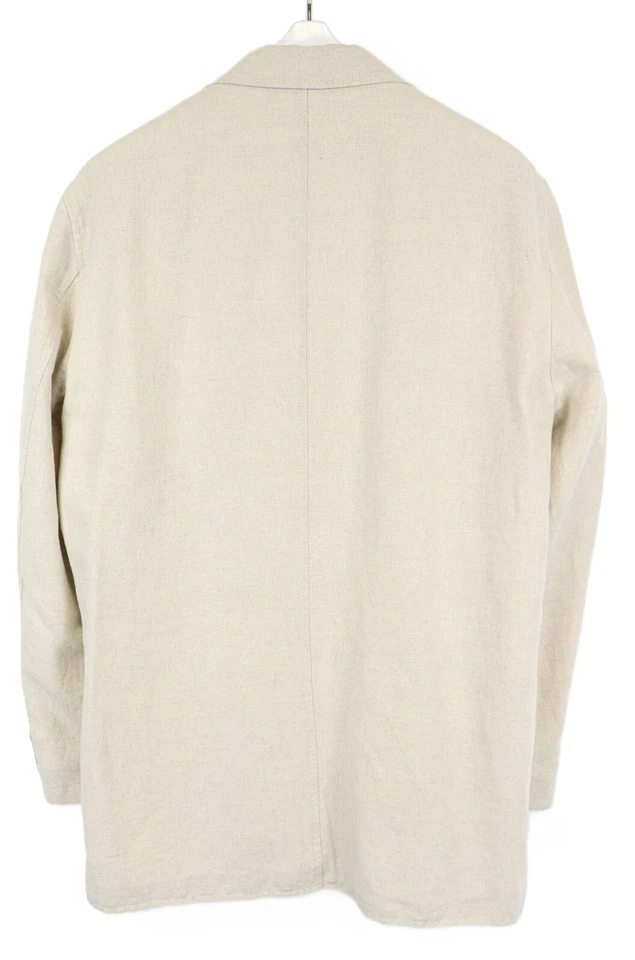 CAMEL ACTIVE Blazer Men's (UK) 52 Linen Blend Single Breasted Lined Beige - Image 2 of 4
