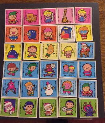 Old Bikkuriman Sticker Minor ver. All 30 types set Old Bikkuriman Sticker Minor
