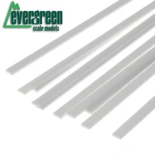 Evergreen 116 .015" x .125" x 14" Styrene Strips  New Free Shipping