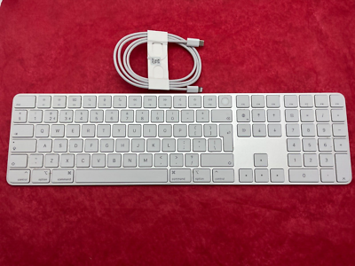 apple magic keyboard numeric keypad touch id a2520 USB-c cable | eBay