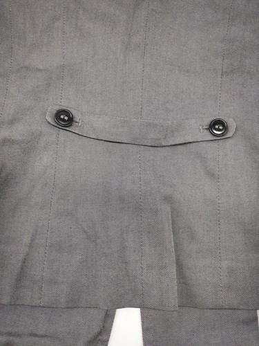 H&M size 4 EUR 34 Heather Gray Blazer Suit Jacket Workwear - Picture 6 of 12