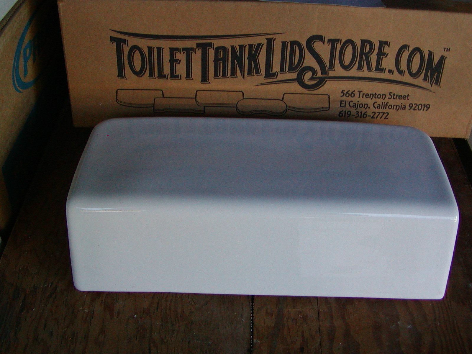 Eljer Patrician ? Toilet Tank Lid 5" Overhang WHITE 6D eBay