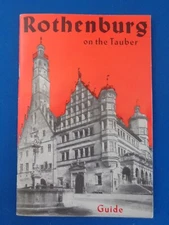 Vintage Rothenburg on the Tauber: Guide (48p) Germany Soft Cover 1960's?