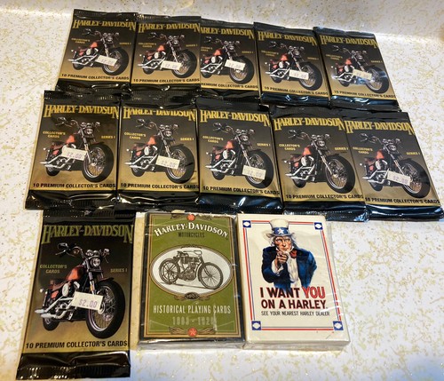 Vintage Harley Davidson Motorcycles Collector Cards Series 1 RARE 