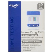 Equate 12 Panel Home Drug Test, 7 Illicit Drugs
