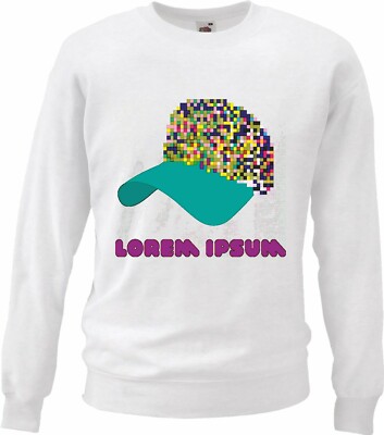 Sweatshirt PIXEL BASE CAP BASEBALLMÜTZE PIXEL BILD SCHIRMMÜTZE BASEBALL BASECAPE