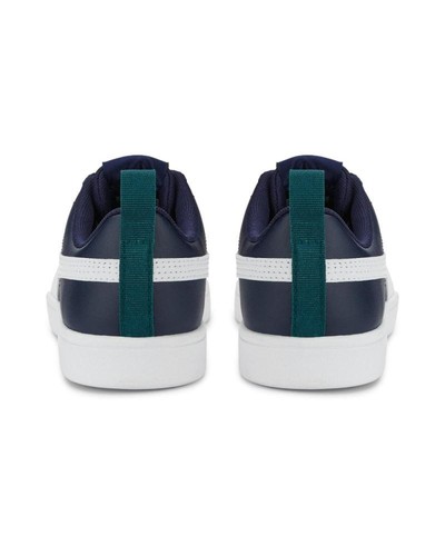 SCARPE PUMA RICKIE BAMBINO RAGAZZO JR 384311 07 BLU BIANCO DAL 36 AL 39 - Foto 4 di 6