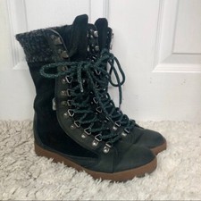 Cushe Boho Chill Leather Waterproof Lace Up Boots