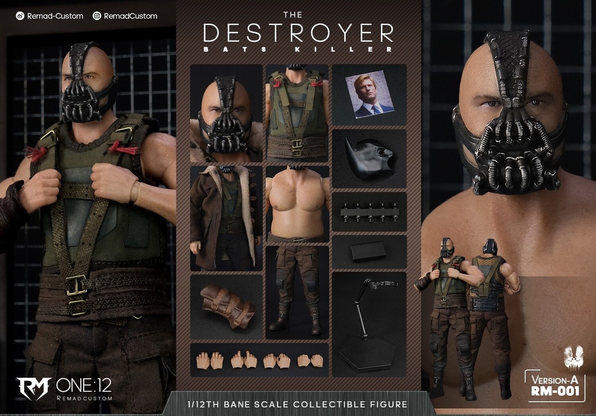 Remad Custom Bane 6in Action Figure Doll RM-001 Version A Cloth