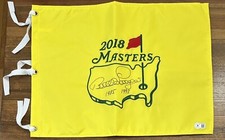 BERNHARD LANGER SIGNED AUTOGRAPHED MASTERS FLAG WIN YEARS 85 & 93 BAS Beckett