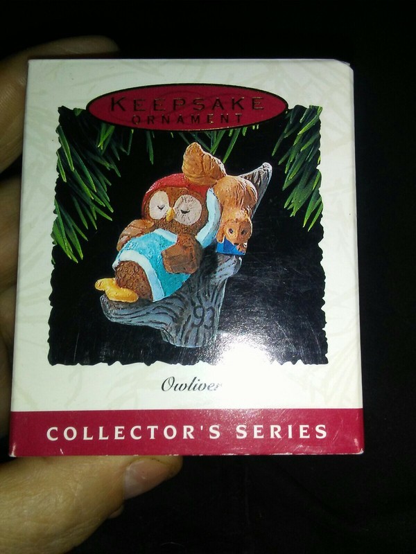 Hallmark Owl Oliver 1993 Ornament Keepsake Christmas Collector’s Series 