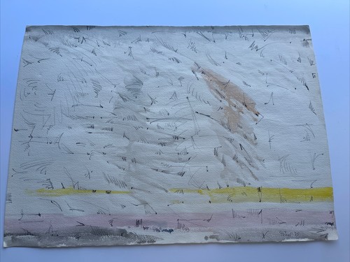 Dimitri Petrov Painting 1975 Abstract Vintage Expressionism Modernism Russian - Picture 2 of 18