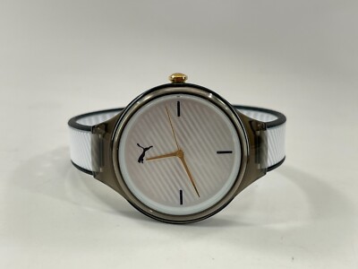 Puma Womens Contour P1019 Black Polyurethane Quartz Fashion