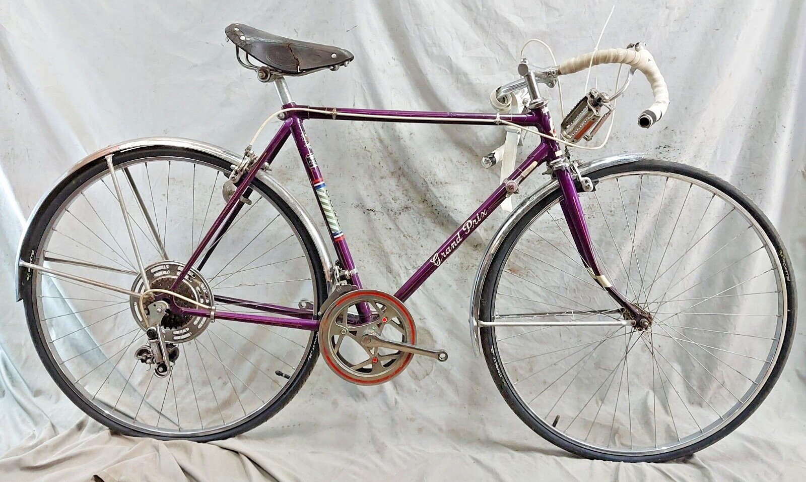 1976 Ross Grand Prix Road Bike 52cm Small Steel Fenders Shimano Fast USA Shipper