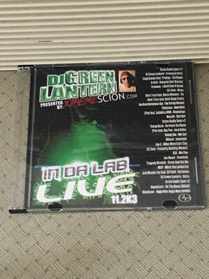 DJ GREEN LANTERN IN DA LAB LIVE NOVEMBER 2K3 NYC PROMO MIXTAPE MIX CD HIP HOP