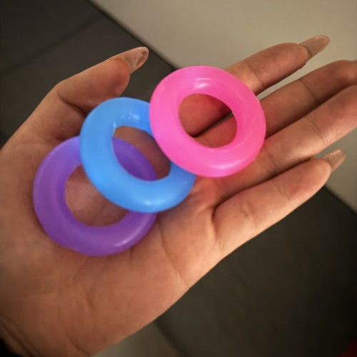 Silikon Penisringe Cockring Hodenring Prostata Massage Erektionsring Penisring - Bild 99 von 107