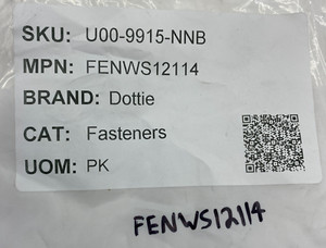 Lot of 50 L.H. Dottie FENWS12114 Stainless Steel Fender Washers ✅