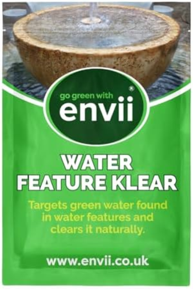 envii Water Feature Klear - Trattamento Dell'acqua Verde Naturale per Giochi d'a