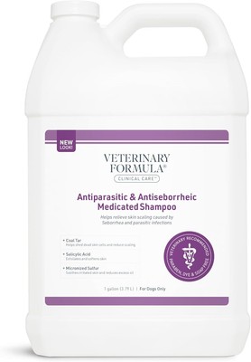 Clinical Care Antiparasitic & Antiseborrheic Medicated Dog Shampoo