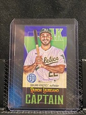 Ramon Laureano 2021 Topps Gypsy Queen Captains Mini Indigo #84/250 - Athletics
