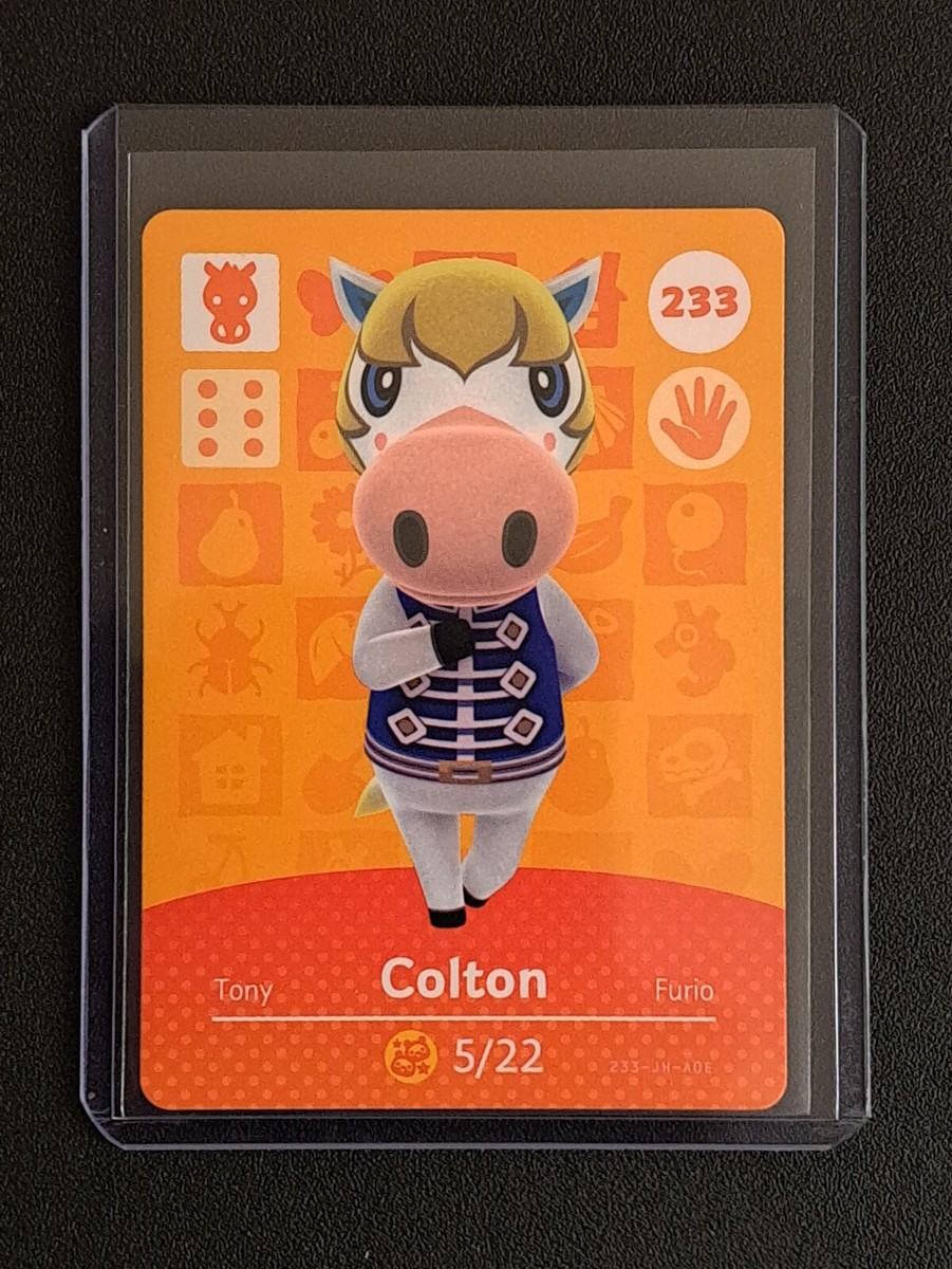 Colton - 233 - Animal Crossing Amiibo Card | eBay