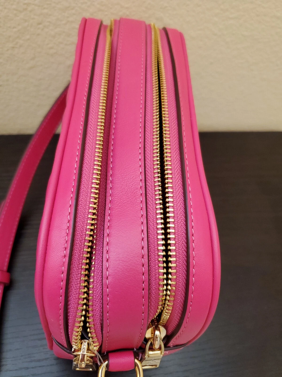 Coach Jes trapuntata lineare a tracolla in pelle $428 autentico