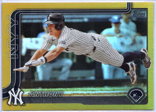 BUCK IT!!  2025 Topps Series 1 Anthony Volpe Gold Rainbow Foil 38/50 Yankees