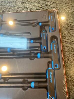 Snap-on awsgm800a 8 pc t-shaped/l-shaped comb. hex wrench set 2 mm