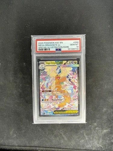 Pokemon Mega Dragonite ex 290/217 Me: Ascended Heroes SIR Holo PSA 10