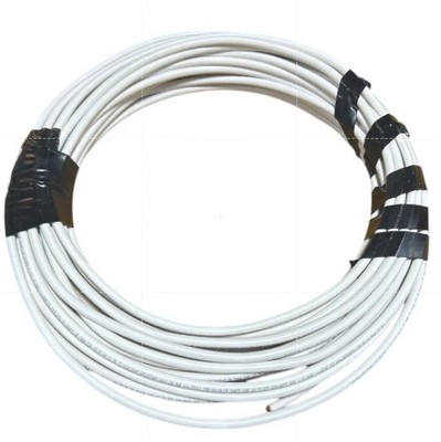 New White 6 AWG THHN THWN Stranded Copper Various Brands Wire - Open Box