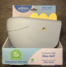 Dr. Brown's Dino-Soft Baby Bath Spout Cover, Soft/Safe Tub Faucet Cover