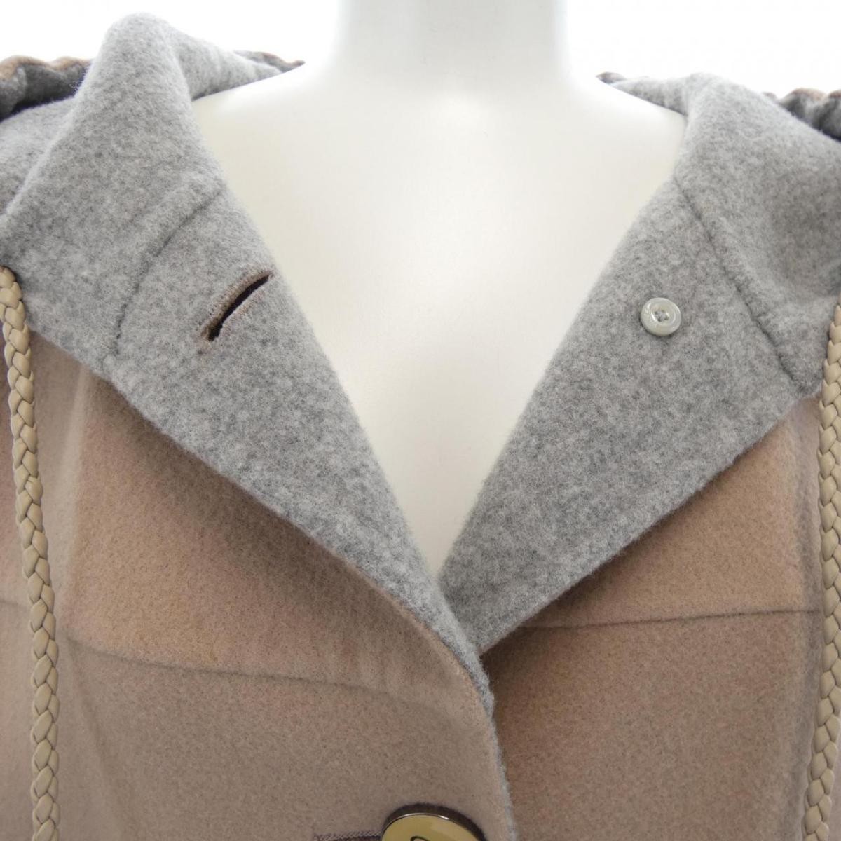 FENDI FF8703 A5GO Pink Mink Sleeve Coat Size 38 Used thumbnail 5