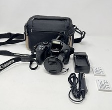 Canon PowerShot SX520 HS 16MP Digital Camera W/2 Batteries Charger Case