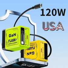 2 In 1 GaN Charger Scalable 120W Max Fast Charger Module With Type C  USB Ports