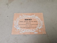 Vintage ROWNEY Artist Sketch Drawing Book