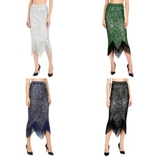 Women Dress Clubwear Costume Sheer Mesh Belly Dance Egyptian Skirt Fashion Show