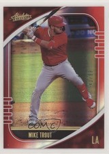 2021 Panini Absolute Spectrum Red 41/99 Mike Trout #83 0o4t