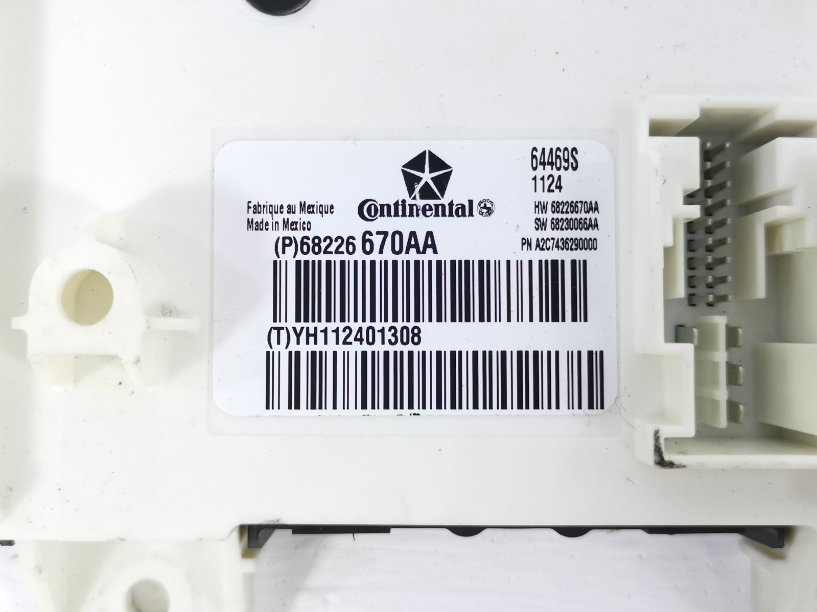 Maserati Ghibli S AWD 3.0 2014 BCM Computer Body Control Module 68226670AA Unit