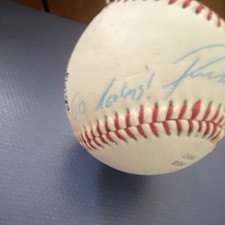 Rawlings MLB Original Baseball Autographed in Blue Ink Signature Collectible