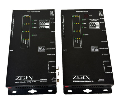 Zigen ZIG-HAVEX, HDMI/HDbaseT 4-port POE Extender (Tx/Rx) Kit - New