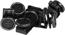 Knopfclip in 4 Farben Clip Klips Knopf  Clip ...