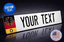Euro Style Tag Bmw European License Plate Any Text Custom German