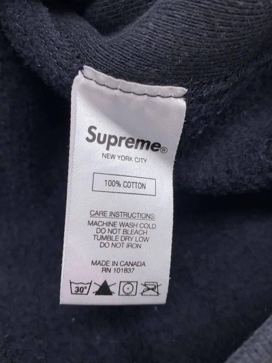 Felpa Supreme con cappuccio M cotone nero usata